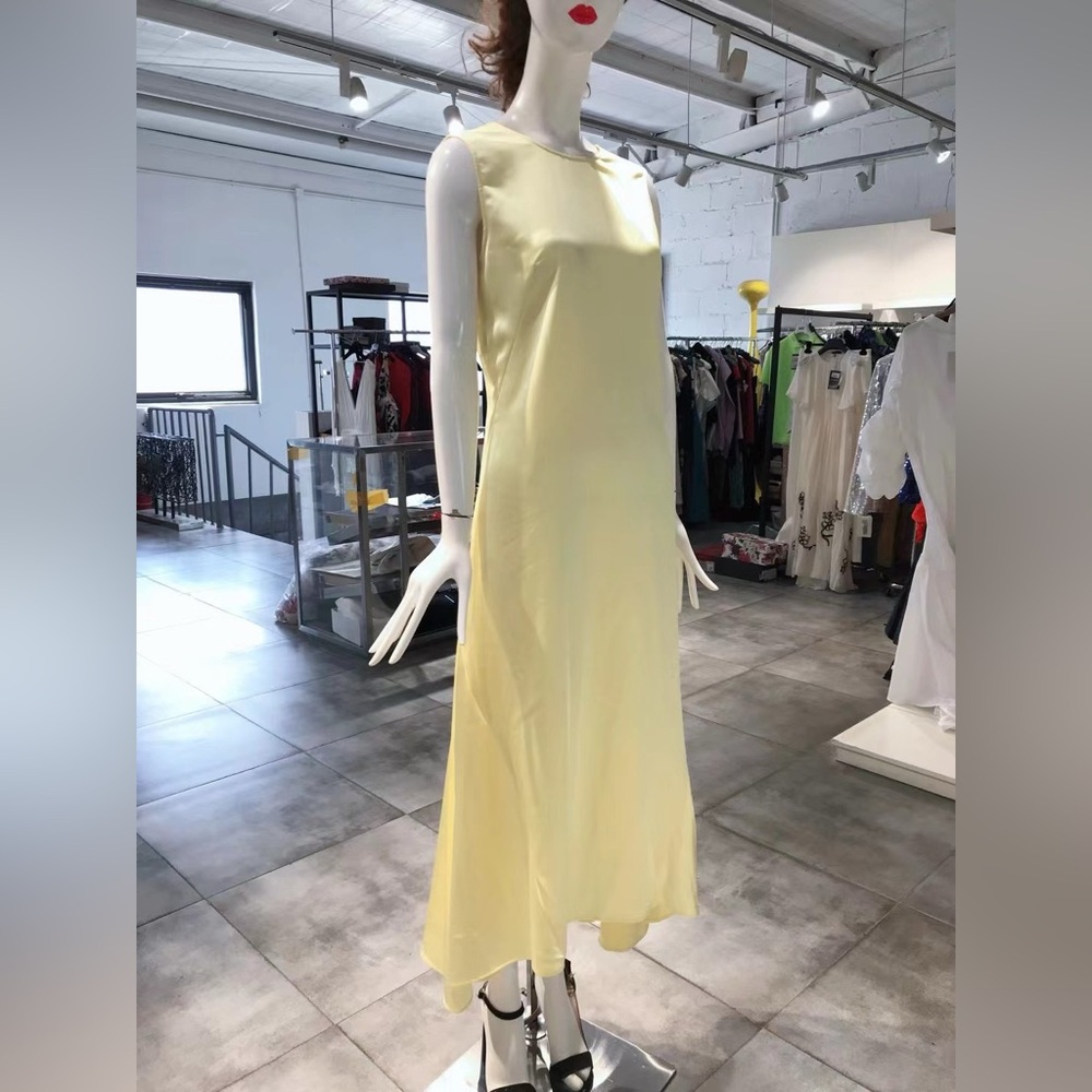 US 2 CEDRIC CHARLIER V Back Midi Dress NWT